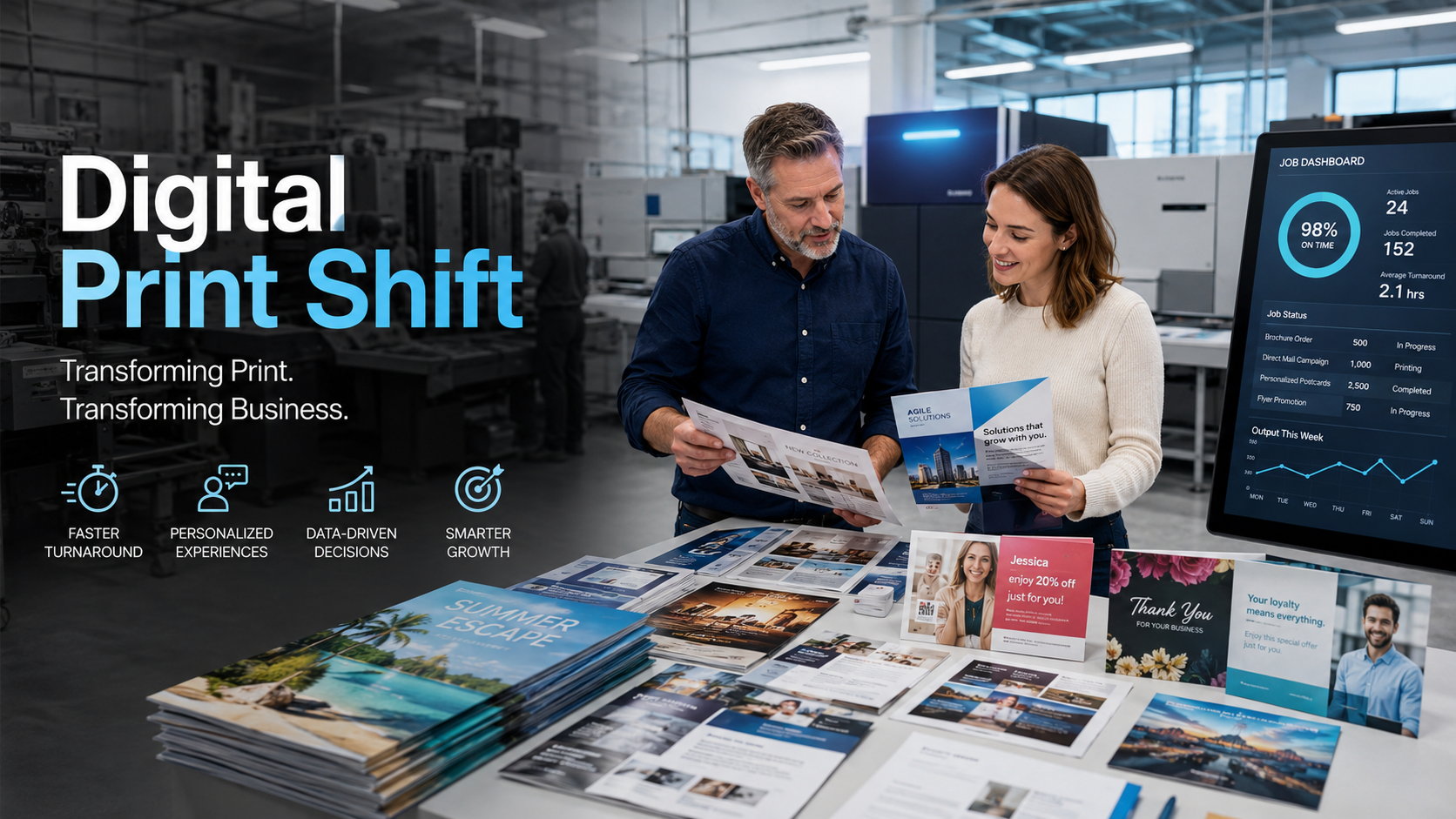 Digital print shift