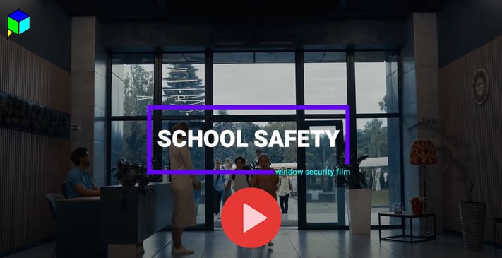 school safety film with arrow
